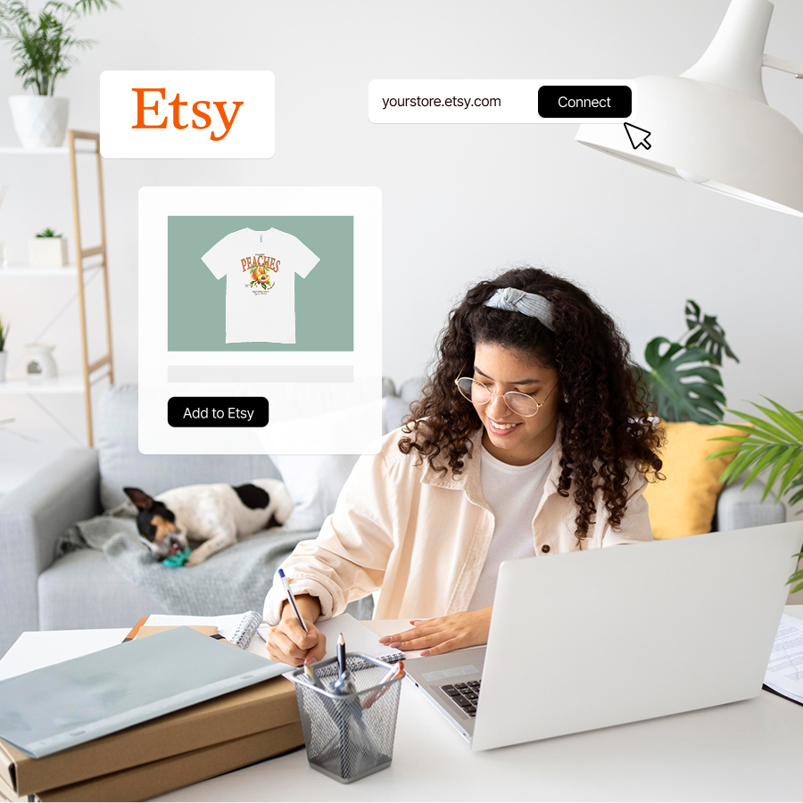 druk na żadanie z etsy